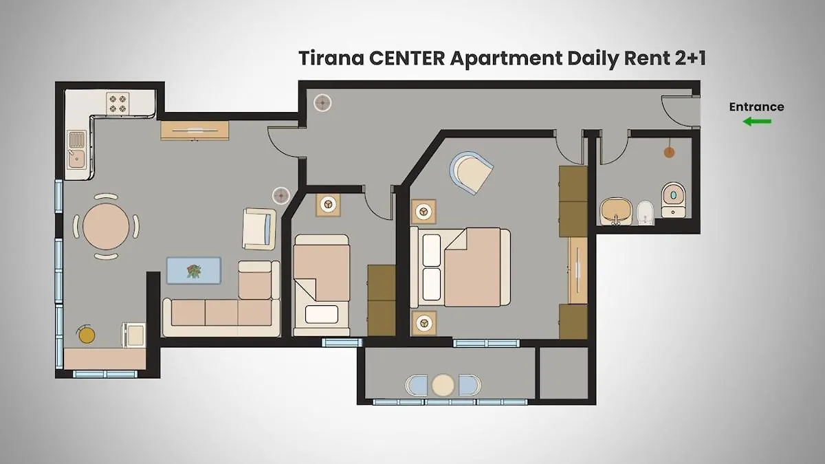 Apartment In Center Of Tirana! Albania